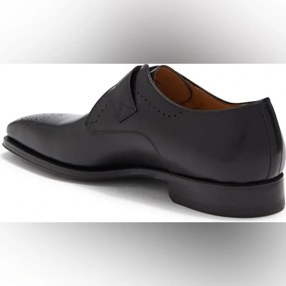 Magnanni Mallory Leather Monk Strap Dress Shoe (Men)